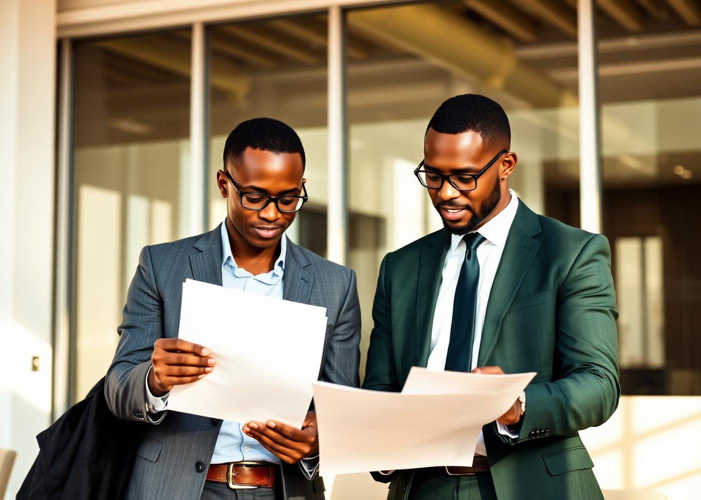 Kedari Capital professionals reviewing financial documents